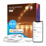 Kép 2/2 - Intelligens Wi-FI LED csík RGBWW (5 méter) Meross MSL320 (HomeKit)