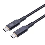 Kép 3/4 - Aukey CB-MCC101 USB-C-USB-C kábel, 100W, 1m (fekete)