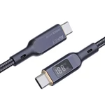 Kép 4/4 - Aukey CB-MCC101 USB-C-USB-C kábel, 100W, 1m (fekete)
