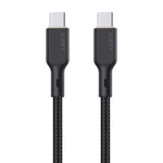 Kép 2/3 - USB-C to USB-C Cable Aukey CB-KCC102, 100W, 1.8m (black)