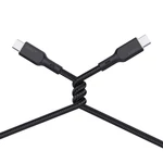 Kép 3/3 - USB-C to USB-C Cable Aukey CB-KCC102, 100W, 1.8m (black)