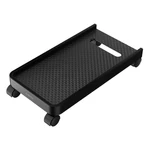 Kép 1/4 - Desktop computer stand, on wheels (black) 15 kg