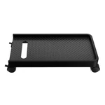 Kép 2/4 - Desktop computer stand, on wheels (black) 15 kg