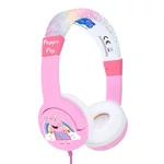 Kép 3/4 - Wired headphones for Kids OTL Peppa Pig Glitter (pink)