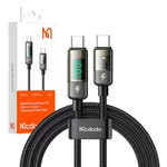 Kép 4/4 - Mcdodo CA-3611 USB-C to USB-C cable, auto power off, PD 100W, 1.8m (black)