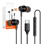 Kép 5/5 - Mcdodo HP-3490 in-ear, wired headphones, USB-C (black)