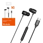 Kép 5/5 - Mcdodo HP-1050 in-ear, wired headphones, USB-C (black)