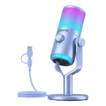 Kép 2/3 - Maono DM30RGB  Microphone Purple