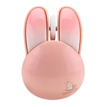 Kép 1/2 - MOFII Wireless Mouse + Bluetooth Rabbit M6DM Oil Painting (White-Pink)