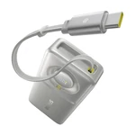 Kép 4/5 - Baseus Free2Pull powerbank kábellel, 10000mAh, 30W (szürke)