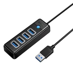 Kép 1/2 - Orico Hub USB to 4x USB 3.0, 5 Gbps, 0.15m (Black)