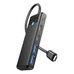 Kép 2/2 - Orico Hub 4in1 USB A3.0x2 + Type-C3.0x1 + PD100Wx1