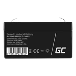 Kép 2/4 - Maintenance-free AGM VRLA Battery Green Cell AGM13 6V 1.3Ah (for alarm system, cash register, toy)