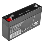 Kép 2/5 - Maintenance-free AGM VRLA Battery Green Cell AGM52 6V 1.2Ah (for alarm system, cash register, toy)
