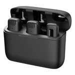 Kép 2/3 - APEXEL APL-MIC008 USB-C mikrofon töltőtokkal, 2 db