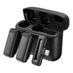 Kép 3/3 - APEXEL APL-MIC008 USB-C mikrofon töltőtokkal, 2 db