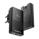 Kép 4/4 - Essager ECT65W-QCB01-Z GaN 65W A+C töltő (fekete)