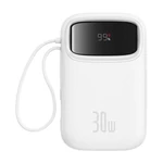 Kép 1/9 - Baseus QPow 2 powerbank, 10000mAh, 30W, 2xUSB-C (fehér)