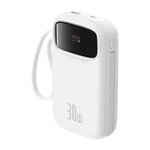 Kép 3/9 - Baseus QPow 2 powerbank, 10000mAh, 30W, 2xUSB-C (fehér)