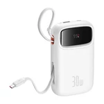 Kép 4/9 - Baseus QPow 2 powerbank, 10000mAh, 30W, 2xUSB-C (fehér)