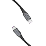 Kép 3/4 - USB-C-USB-C 100W Vention TAHHD 5A 0,5m USB 3.1 Gen2 4K kábel (szürke)