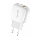 Kép 2/3 - Foneng EU41 USB-C+USB-A 20W-os hálózati töltő + USB-C-Lightning kábel (fehér)