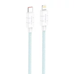 Kép 1/2 - Foneng XS02 PD27W USB-C-Lightning kábel, 1.2m (kék)