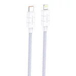 Kép 1/2 - Cable USB-C do Lightning Foneng XS02 PD27W, 1.2m (fioletowy)