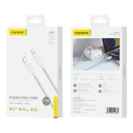 Kép 2/2 - Kábel USB-C do Lightning Foneng XS02 PD27W, 1.2m (fioletowy)