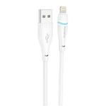 Kép 1/2 - Foneng X101 USB-A-Lightning kábel, 2.4A, 1.2m (fehér)