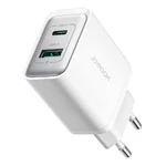 Kép 1/6 - Joyroom TCF15 Dual-Port (A+C) 30W Power Charger (white)