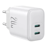 Kép 4/7 - Joyroom JR-TCF12 Dual-Port (2C) 20W Power Charger (white)
