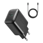 Kép 7/7 - Joyroom power charger JR-TCF23 with C-C cable 25W 1m (black)