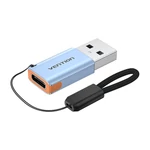 Kép 1/3 - Vention USB adapter CUAH0, USB-A 3.1 male to USB-C female (gray)