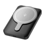 Kép 1/2 - Vention FHSB0 5000mAh 20W magnetic powerbank+ USB-A to USB-C cable (black)