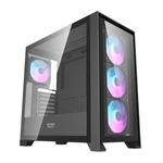 Kép 2/12 - Darkflash DRX90 Glass számítógépház (fekete)