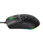 Kép 2/3 - Havit MS1036 RGB vezetékes játék egér (fekete)