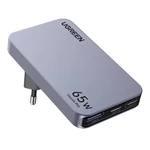 Kép 2/2 - UGREEN Nexode Pro lapos fali töltő, 65W, GaN, 2x USB-C + USB