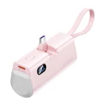 Kép 1/2 - Powerbank Vention LED kijelző 4800mAh 22.5W FHQP0 (rózsaszín)