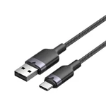 Kép 1/2 - USB 2.0 A - USB-C 3A kábel Vention CTNBF 1 M (fekete)