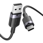 Kép 2/2 - USB 2.0 A - USB-C 3A kábel Vention CTNBF 1 M (fekete)