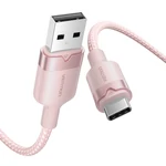 Kép 2/2 - USB 2.0 A - USB-C 3A Vention CTNPF 1M kábel (rózsaszín)