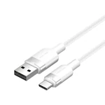 Kép 1/2 - USB 2.0 A - USB-C 3A kábel Vention CTNWF 1M (fehér)