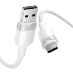 Kép 2/2 - USB 2.0 A - USB-C 3A kábel Vention CTNWF 1M (fehér)