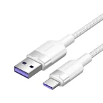 Kép 1/2 - USB 2.0 A - USB-C 6A Vention CTOWF 1M kábel (fehér)