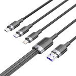 Kép 2/2 - USB 2.0 A-3-in-1 6A kábel Vention CTRBG 1.5M (fekete)