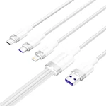 Kép 2/2 - USB 2.0 A-3-in-1 6A kábel Vention CTRWG 1.5M (fehér)