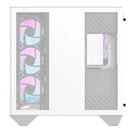 Kép 8/9 - Darkflash DY470 számítógépház (fehér) + 4 ventilátor + GPU konzol