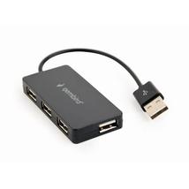 Gembird USB 2.0 HUB 4 portos fekete (UHB-U2P4-04)