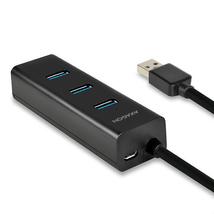 Axagon HUE-S2B négyportos USB 3.0 HUB gyorstöltéssel